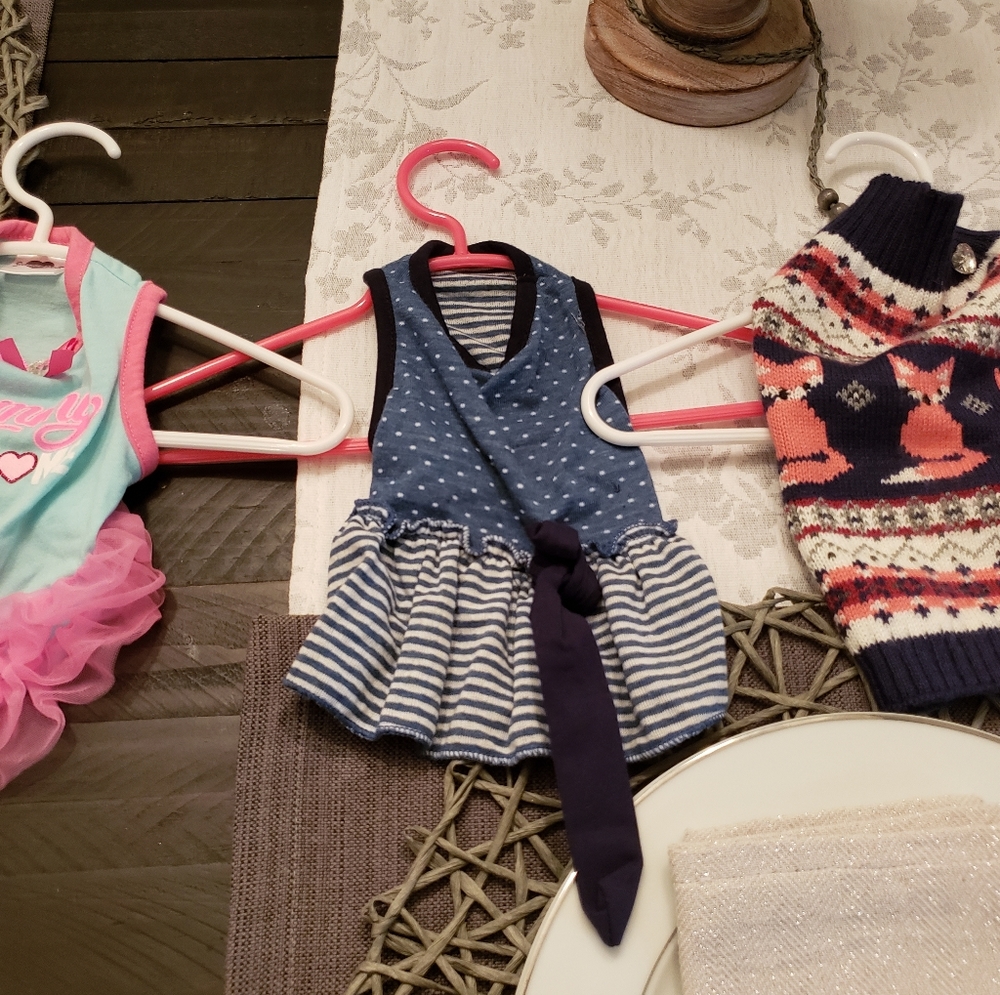 3 dog outfits